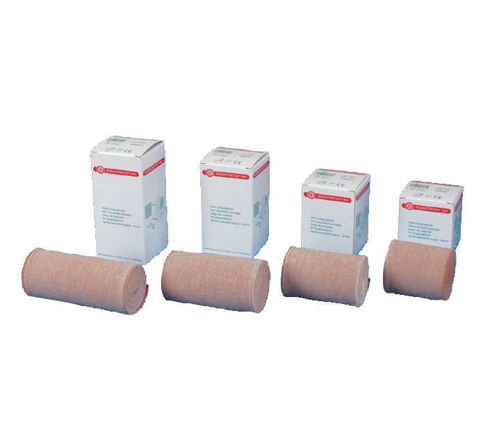 NOBASTRETCH® kräftig, elastische Binde, Langzugbinde, Verband, Wundverband