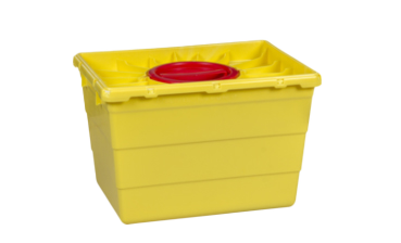 Kanülenabwurfbehälter, Sicherheitsbehälter, Sicherheitsbox Entsorgungsbehälter, Kanüleneimer