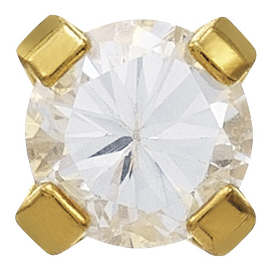 Ohrstecker Cubic Zirkonia 3mm, Ohrring