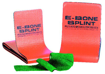 N50250:Lifeguard E-Bone Splint - Standard, Farbe: grau-orange