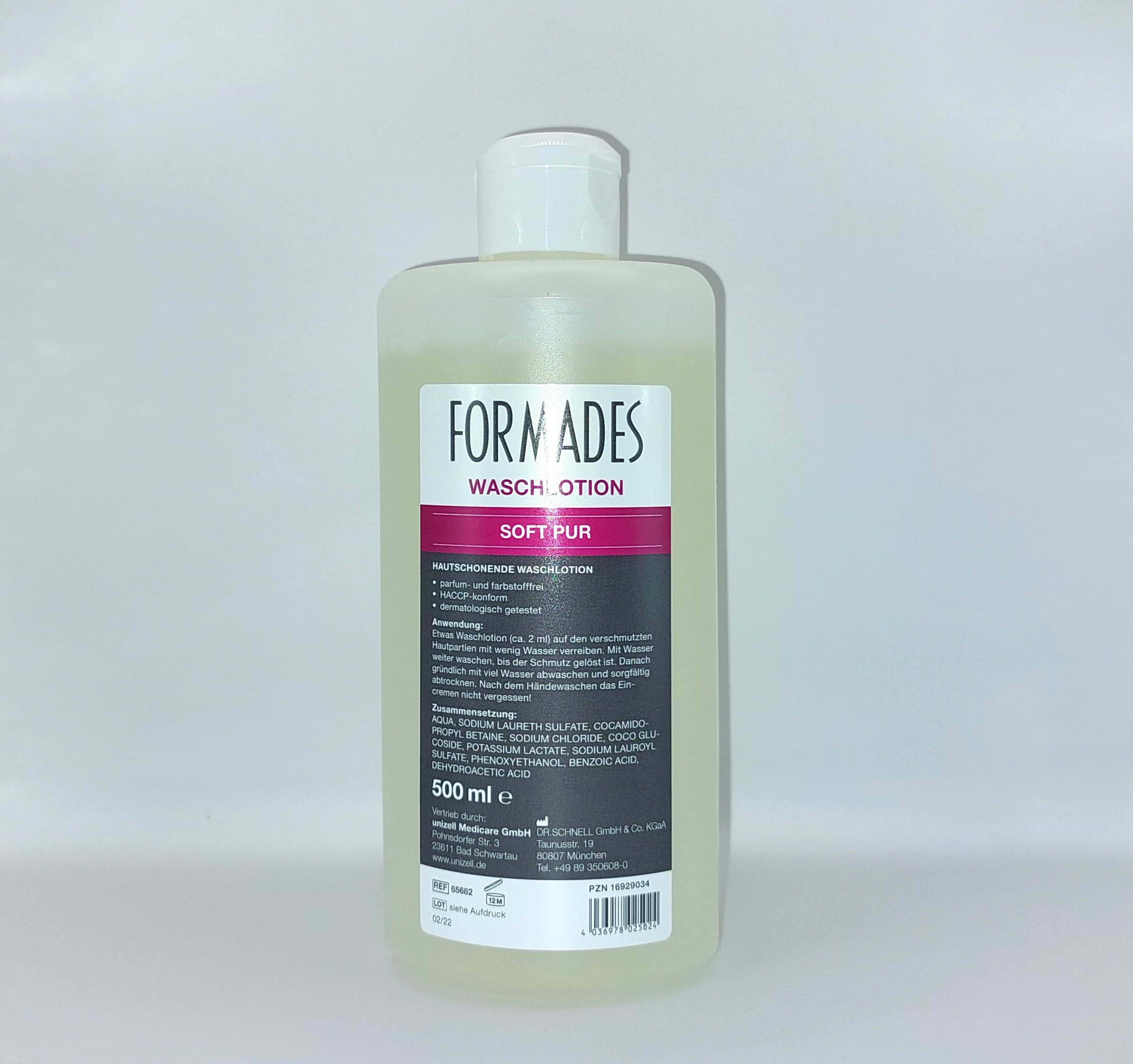 Waschlotion, Duschgel, Waschgel Formades soft pur