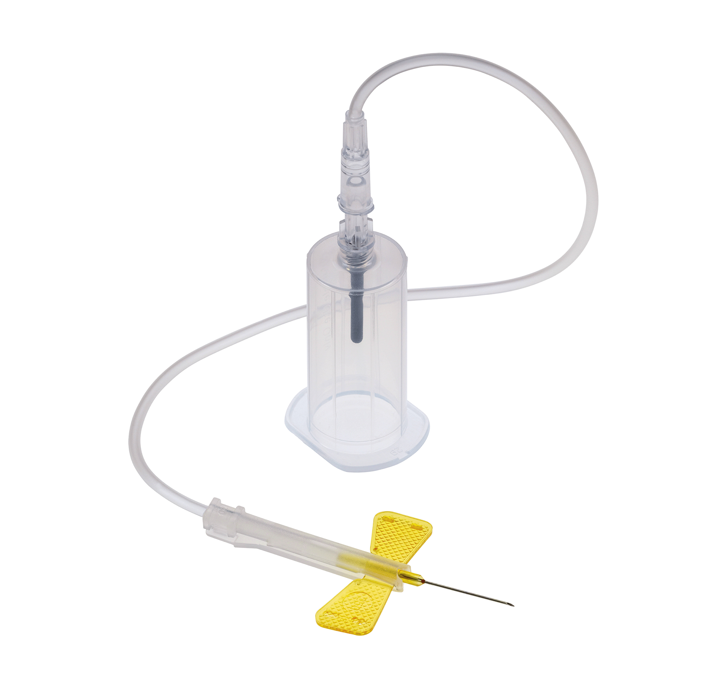 Unistik Shieldlock Sicherheitsblutentnahmeset mit Luer Adapter und Halter, Blutabnahmeset, Kanüle