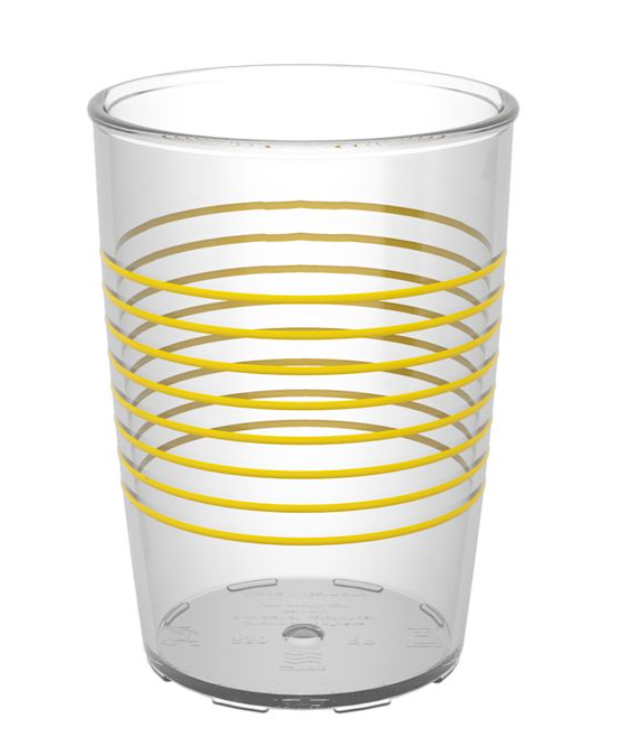 Becher mit Antirutsch-Trick Ringe, Trinkbecher
