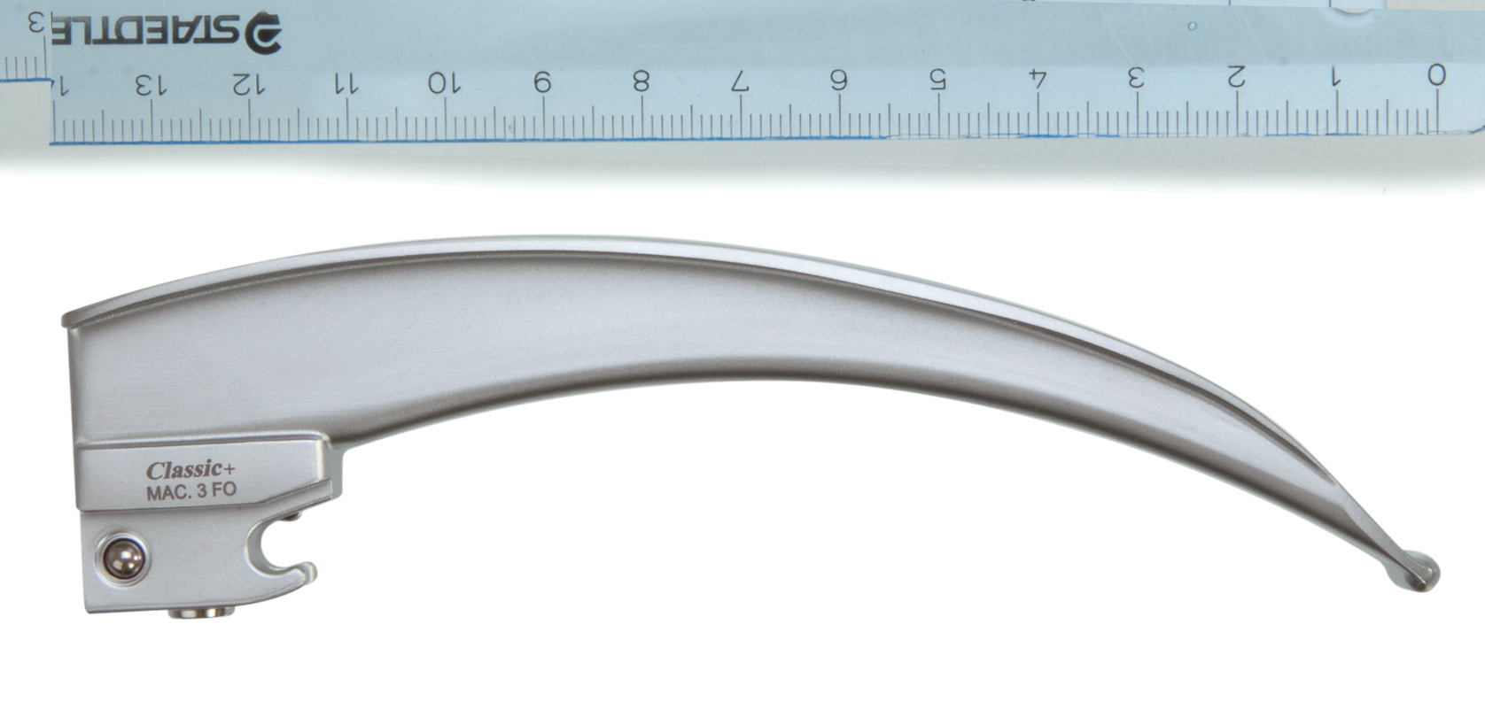 HEINE® Classic + Fiber Optik (F.0.) Spateln nach Macintosh - Gesamlänge: 155 mm, Laryngoskop-Blatt