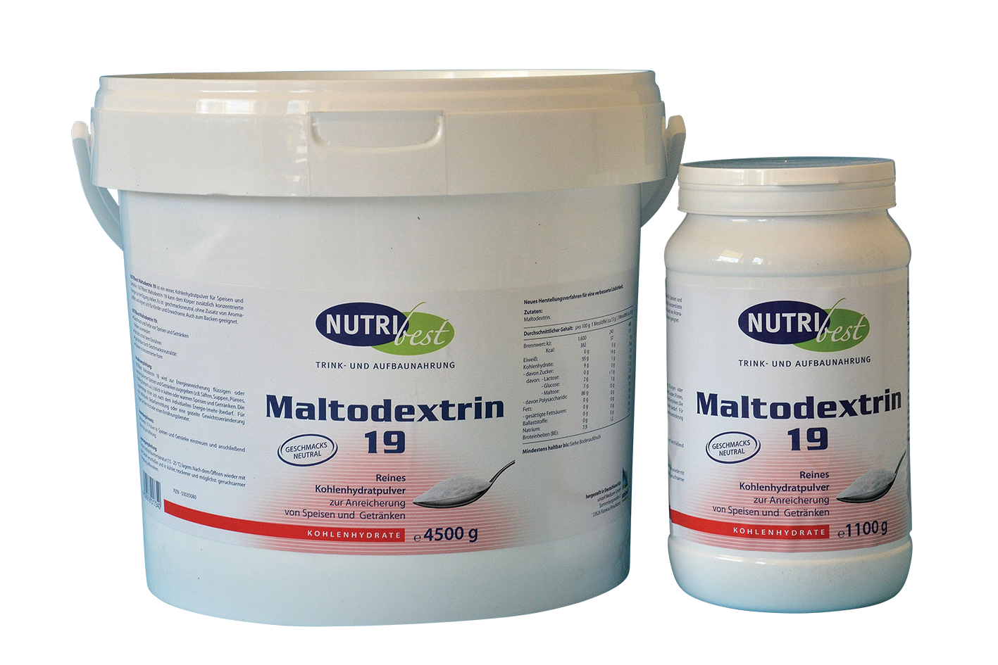 NUTRIBEST Maltodextrin 19, Kohlenhydratpilver
