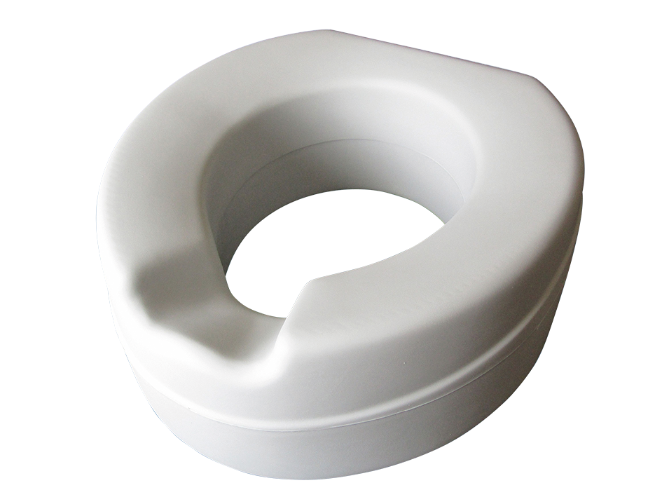 Toilettsitzerhöhung Soft, Toilettenhilfsmittel mit Komfortpolsterung