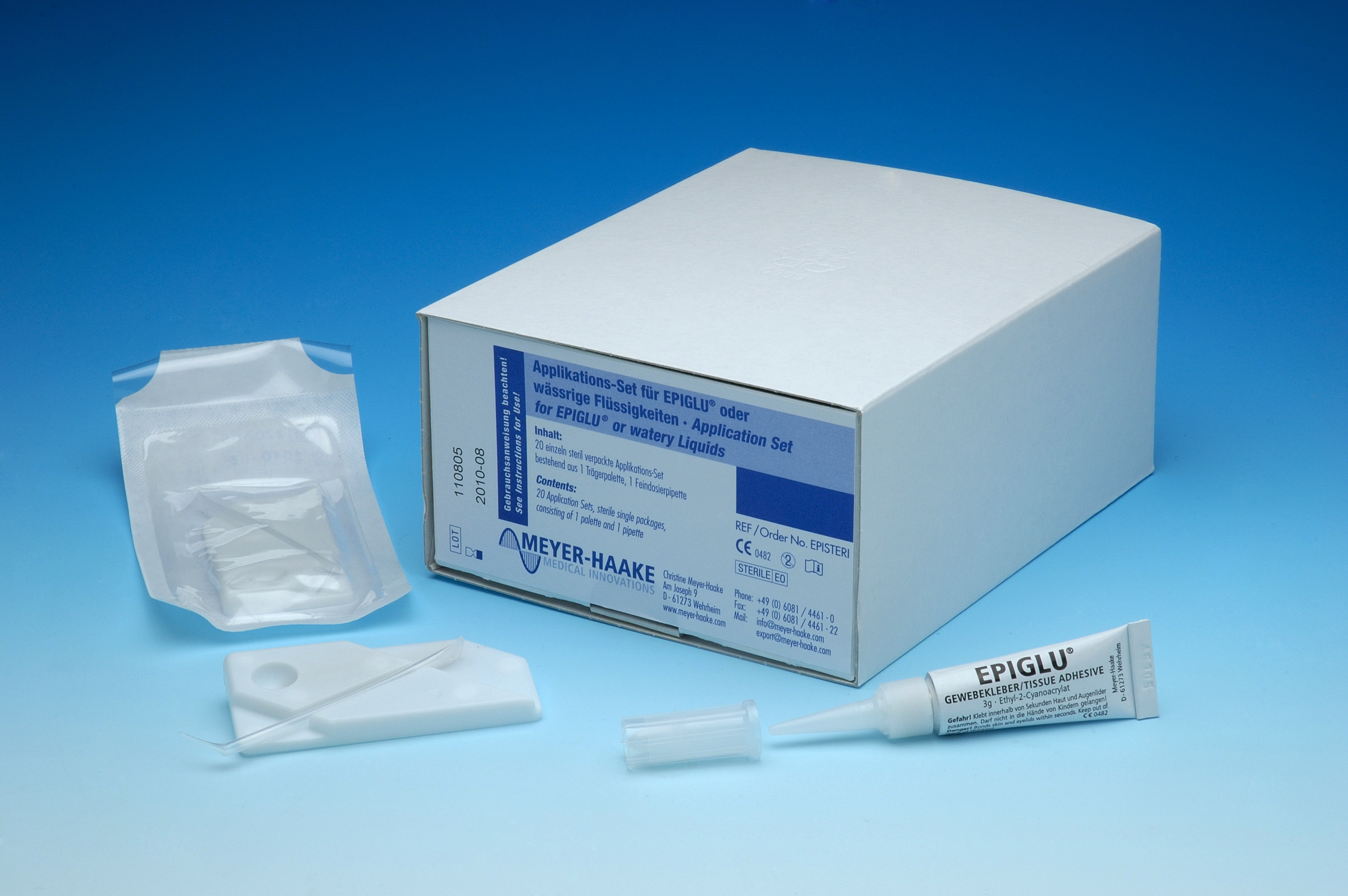 EPIGLU® Kleben statt Nähen, Wundkleber, Hautkleber, 

Medizinischer Kleber